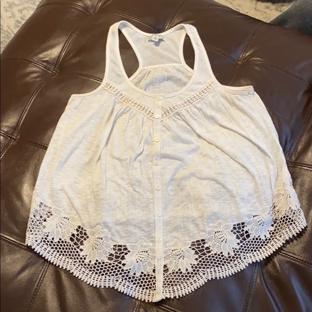 Lace tank top